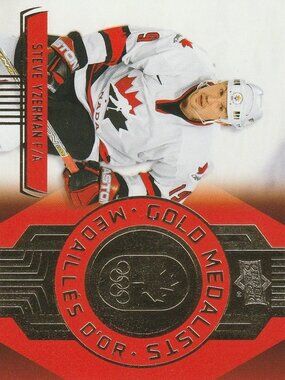 Steve Yzerman - 2025/2026 Tim Hortons Gold Medalist Hockey Card